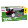 RC zemědělský traktor se secím strojem se světly 1:24 červený 6