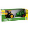 Zemědělský traktor se secím strojem a agregátem Světla Zvuky 1:24 Žlutý 6