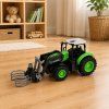 RC traktor s drapákem na balíky se světly 1:24 zelený 4
