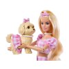 Panenka Mattel Barbie Twining Looks na procházce s pejskem