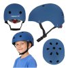 Kask rowerowy dla dziecka Trike Fix dzieciecy regulowany LED S 48 54cm granatowy 184322