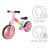 Rowerek biegowy Trike Fix Glow LED rozowy 182904