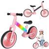 Růžové odrážedlo Trike Fix Glow LED