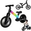Rowerek biegowy Trike Fix Glow LED czarny 181642