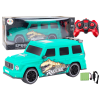 Zelené RC auto s dinosaurem v měřítku 1:10
