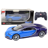 Modré RC auto Bugatti Veyron Chiron 1:14