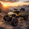 Samochod zdalnie sterowany na pilota RC Rock Crawler 1 12 4WD METAL zloty 183897