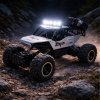 Samochod zdalnie sterowany na pilota RC Rock Crawler 1 12 4WD METAL srebrny 183901