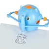 Interaktivní výukový kreslící robot s kartičkami a barevnými fixy modrý 7