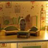 Domek dla lalek drewniany LULILO Peonio 70cm LED roz 176211