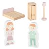 Domek dla lalek drewniany LULILO Peonio 70cm LED roz 176206