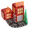 Klocki magnetyczne konstrukcyjne 3D straz pozarna 2 samochody 92 elementy 188491