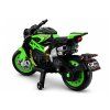Elektrická motorka XW-07 LED kola Zelená 5
