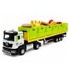 Bateriové zelené nákladní auto s potravinami měřítko 1:40