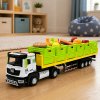 Bateriové zelené nákladní auto s potravinami měřítko 1:40