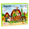 Magnetické konstrukční kostky Farma zvířata 54 ks