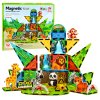 Magnetické konstrukční kostky Divoká zvířata Džungle ZOO 52 dílků