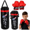 Boxovací pytel pro děti sada s rukavicemi MUAY THAI 40x14 cm S