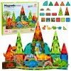 Magnetické stavební kostky Dinosauři Sopka Barevné 43 dílků