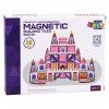 Magnetické konstrukční kostky Zámek princezny růžové 58 dílků 4