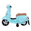 Elektrický skútr VESPA na baterii Modrý
