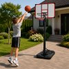 Basketbalový koš Mobilní Nastavitelný Stojan 200-305 cm