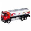 Cisternové auto se světly a zvuky 1:40 kovové červeno-bílé 2