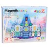 Magnetická stavebnice Zámek Ledové princezny modrá 47 dílků