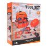 Dětská dílna s batohem pro děti 3+ Oranžová + Interaktivní šroubovák-vrtačka + Nářadí + Příslušenství 7