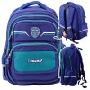 Školní dětský batoh tmavě modro-zelený s hrudním popruhem 20 l 38 cm 4