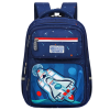 Dětský školní batoh Raketa Vesmír s hrudním popruhem Tmavě modrý 20 L 41 cm