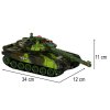 Czolg zdalnie sterowany na pilota RC War Tank 9993 2 4 GHz kamuflaz lesny 174730