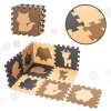 Hrací podložka pěnová puzzle vzdělávací béžová 85 x 85 cm 9 dílků 8
