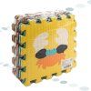 Hrací podložka vzdělávací pěnová barevná puzzle zvířátka 85 x 85 cm 9 dílků 2