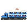 TIR Laweta samochod transporter pojazd skladany XXL 10 autek niebieski 156305
