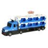 Autotransporter skládací na 10 aut modrý 3