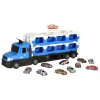 TIR Laweta samochod transporter pojazd skladany XXL 10 autek niebieski 156307