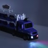 TIR Laweta samochod transporter pojazd skladany XXL 10 autek niebieski 156310