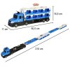 TIR Laweta samochod transporter pojazd skladany XXL 10 autek niebieski 156311
