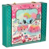Kosmetyki do makijazu make up lakiery torebka spodniczka zestaw 22 elementy 173774