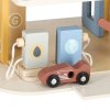 Garaz drewniany parking samochodowy pietrowy stacja benzynowa 178932