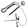 Hulajnoga dla dzieci TRIKE FIX dwukolowa LED skladana podwojne hamulce czarna 186769