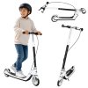 Hulajnoga dla dzieci TRIKE FIX dwukolowa LED skladana podwojne hamulce czarna 186851
