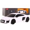 RC auto Audi R8 RASTAR bílé 1:24 + Ovladač 2,4 GHz
