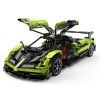 Stavebnice RASTAR Pagani Huayra BC 1:8 zelená