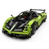 Stavebnice RASTAR Pagani Huayra BC 1:8 zelená