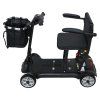 Elektrický skútr EasyGo čtyřkolový pro seniory černý