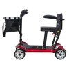 Elektrický skútr EasyGo Čtyřkolový pro seniory Červený 4