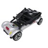 Elektrický skútr EasyGo čtyřkolový pro seniory šedý