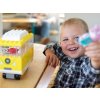 Stavební kostky Karavan Prasátko Peppa tatínek 52 dílků